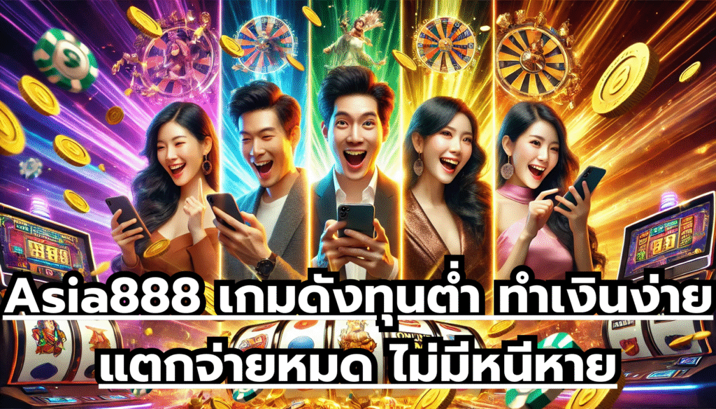 Asia888 เกมดังทุนต่ำ ทำเงินง่าย แตกจ่ายหมด ไม่มีหนีหาย