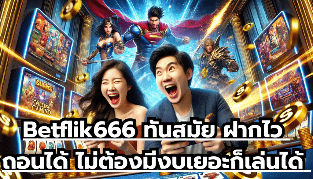 Betflik666 ทันสมัย ฝากไว ถอนได้ ไม่ต้องมีงบเยอะก็เล่นได้ อัตราชนะสูงสุด