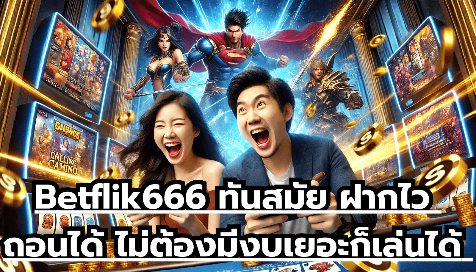 Betflik666 ทันสมัย ฝากไว ถอนได้ ไม่ต้องมีงบเยอะก็เล่นได้ อัตราชนะสูงสุด