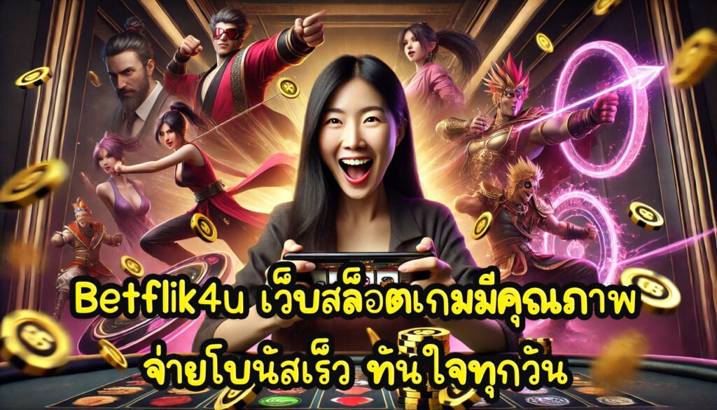 Betflik4u เว็บสล็อตออนไลน์ เกมมีคุณภาพ เกมแตกบ่อยเยอะ จ่ายโบนัสเร็ว ทันใจทุกวัน-4