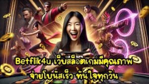 Betflik4u เว็บสล็อตออนไลน์ เกมมีคุณภาพ เกมแตกบ่อยเยอะ จ่ายโบนัสเร็ว ทันใจทุกวัน-4