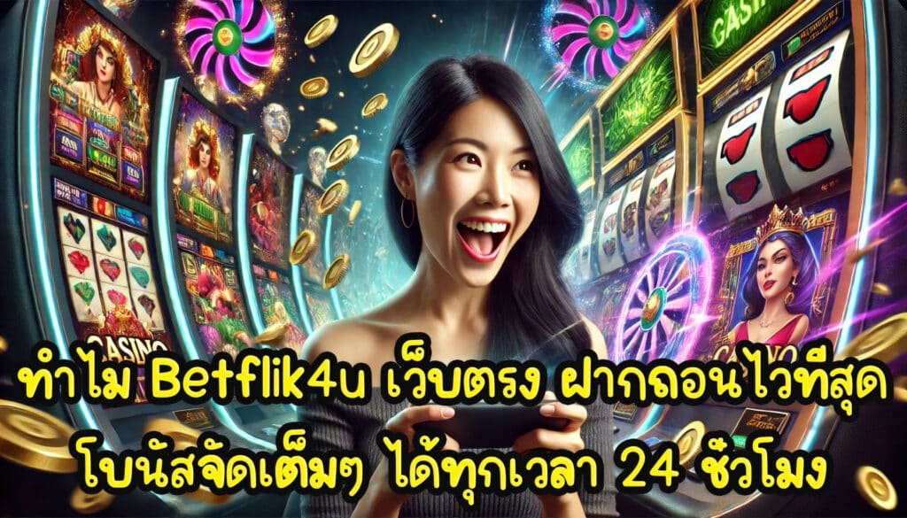 ทำไม Betflik4u เว็บตรง ฝากถอนไวที่สุด โบนัสจัดเต็มๆ ได้ทุกเวลา 24 ชั่วโมง-3